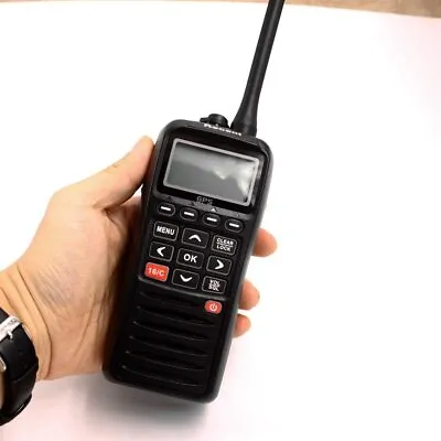 RECENT RS-38M VHF GPS Marine Radio Handheld Floats IPX7 Tri-watch Transceiver • £136