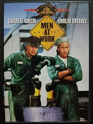 Men At Work (DVD 2002) Charlie Sheen Emilio Estevez 1990 Region 1 USA OOP • $9.99