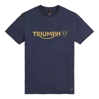 £28 • Buy Genuine Triumph Cartmel Navy T-Shirt MTSS20039