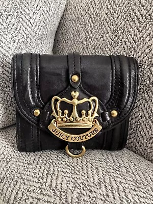 Juicy Couture Small Black Wallet Vintage • $24.99