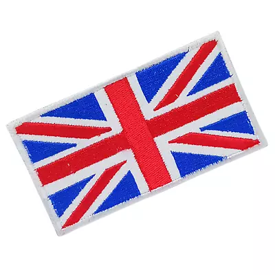 Union Jack Original Flag Jeans Jacket Clothes Iron On Sew On Embroidered Patch • £2.99