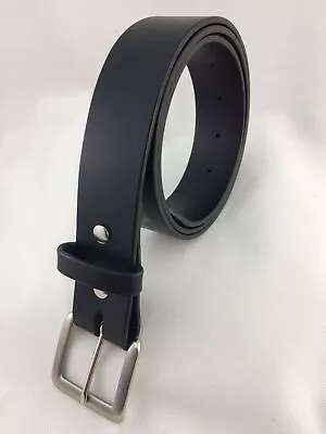 Thick Top Grain Genuine 9-10 Oz. Cowhide Leather Work Casual Belt Snap-On Buckle • $18.99