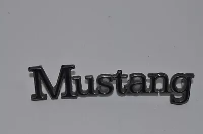 1974-1978 Mustang Ii Ghia Mach 1 Metal Fender Script Emblem D4zb-16b114-a • $12.95