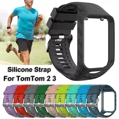 Band Replacement Silicone Strap For TomTom Runner 2 3 Spark 3 Adventurer GPS • $7.07
