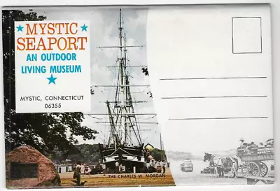 Postcard Folder-mystic Seaport-mystic Connecticut • $2