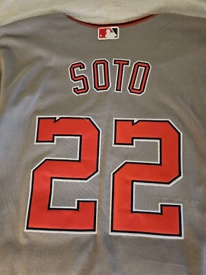 $44 • Buy Juan Soto #22 Washington Nationals Away Jersey Size 56 