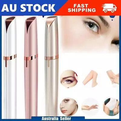 Flawless Brows Facial Hair Remover Electric Eyebrow Trimmer Epilacator Led Light • $9.96