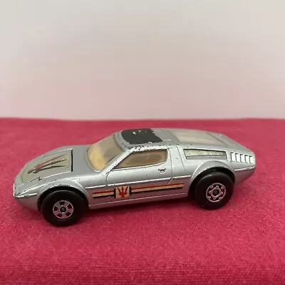 Matchbox Lesney Superkings K-56 Maserati Bora- 1975 Silver With Labels No Box • $16