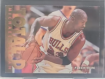 1995-1996 Fleer Total D #3 Michael Jordan Bulls - Fresh Pull • $7.91