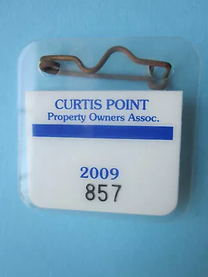2009 Mantoloking Curtis Point New Jersey Seasonal  Beach  Badge  15  Years  Old • $12.92