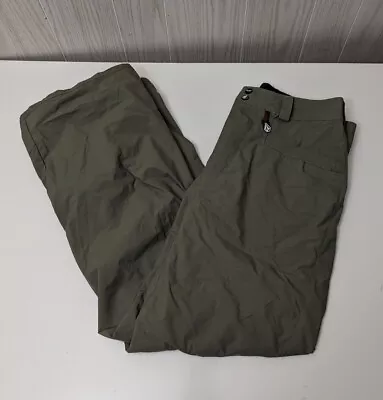 Mens Volcom Nimbus Vented Snow Pants Green Size Medium • $48.95