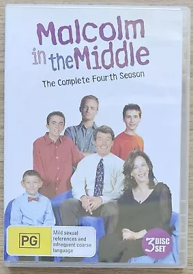 ^ Malcolm In The Middle: The Complete Fourth Season 4 ~ DVD ~ Region 4 • $12.84