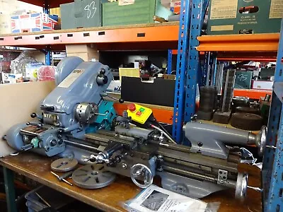 Myford Super 7B Lathe 3 1/2  X 19  Centres Gearbox Power Cross Feed 240 Volts • £4719.60