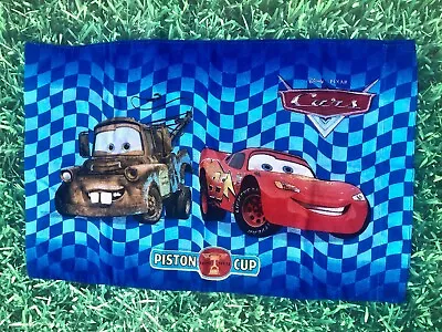 Disney Pixar Cars Pillowcase - Mater Piston Cup - Double Sided - Lightning • $5.88