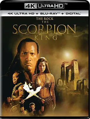 The Scorpion King [New 4K UHD Blu-ray] With Blu-Ray 4K Mastering 2 Pack • $23.48