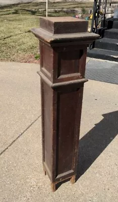 ANTIQUE MISSION VICTORIAN WOODEN NEWEL POST COLUMN ARTS & CRAFTS Salvage • $199.99