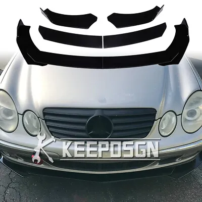 For Mercedes Benz E55 E63 AMG W211 W212 Front Bumper Lip Splitter Spoiler Chin • $59.40