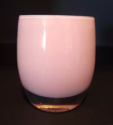 Glassybaby Little Girl Pink Votive Candle Holder Translucent 3.5  • $43