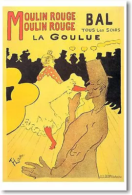 Henri De Toulouse-Lautrec - Moulin Rouge - NEW Vintage Reprint POSTER • $9.99