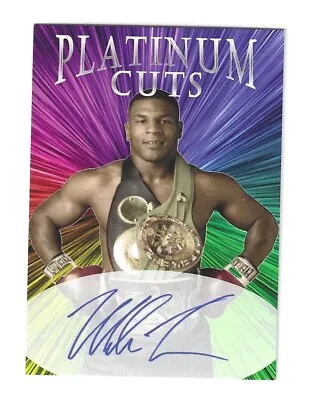 Mike Tyson Platinum Cuts Facsimile Auto Heavyweight Champion 1000 Made • $9.99