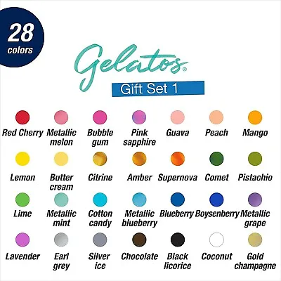 Faber-Castell Gelatos Original Gift Set - 28 Colors - Multi-Purpose Art Color St • $51