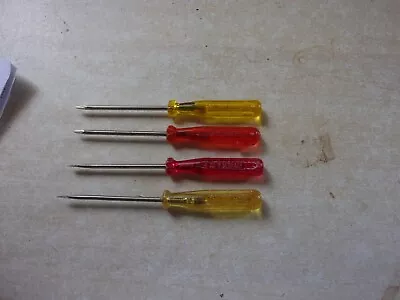 Meccano 4 Electronic Set Screwdrivers - 2 Red & 2 Yellow • £32