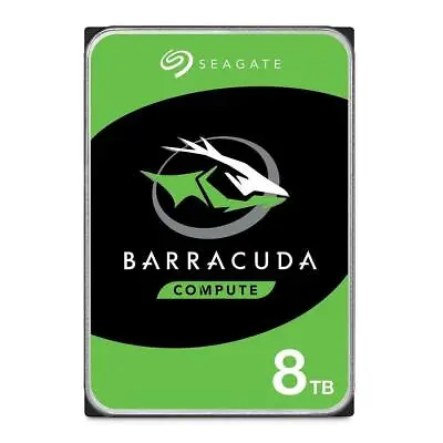 Seagate BarraCuda 8TB 5400 RPM 3.5  SATA Desktop Hard Drive • $259