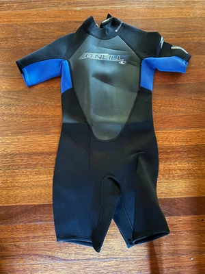 $18.20 • Buy O'Neill 2MM Kid’s Black Shorty Wetsuit - Size 14