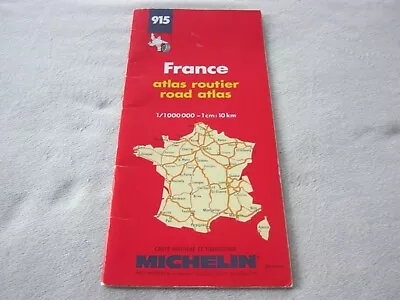 Michelin France Atlas Routier 915 Very Good Condition • £5.95