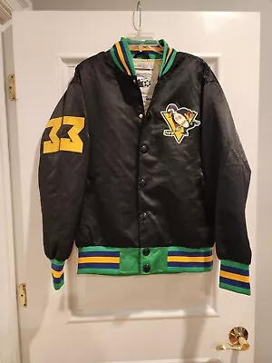 Mighty Ducks Disney Satin Jacket Goldberg Large New • $59