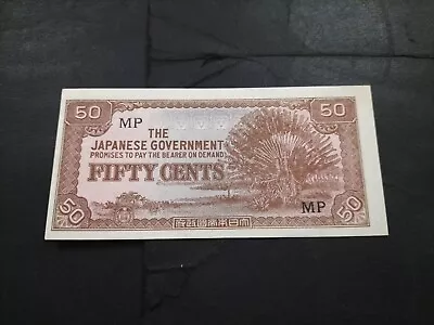 Malaya 50 Cents 1940s AUNC • £1.11