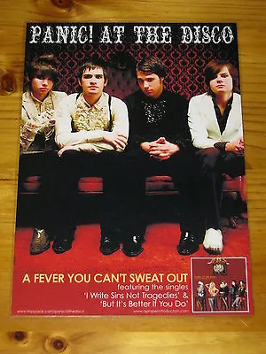PANIC AT THE DISCO - A Fever You Can't Sweat Out -  Laminated Promo Poster • $15.95