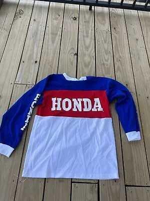 VTG Honda Motorcross Motorcycle  1970'S  Hondaline USA El Centro Jersey READ • $140