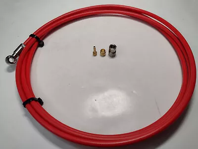 Red Hydraulic Brake Hose Kit For Magura MT8 Carbon SL MT7 MT6 MT4 Banjo 2000mm   • $25