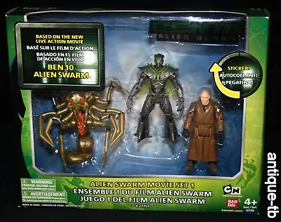 Ben 10 Alien Swarm Movie Set 1 Action Figures New 2010 #27751 Bandai CN Queen • $17.99