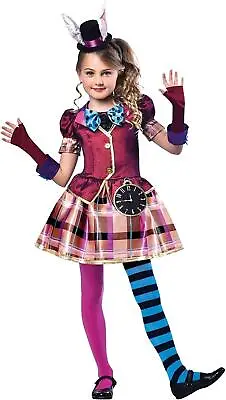 £12.99 • Buy Amscan Miss Hatter Fancy Dress Girls Costume Age 12-14 Alice In Wonderland