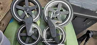 Mothercare Journey Edit Wheel Set Pram Spares X4 • £30