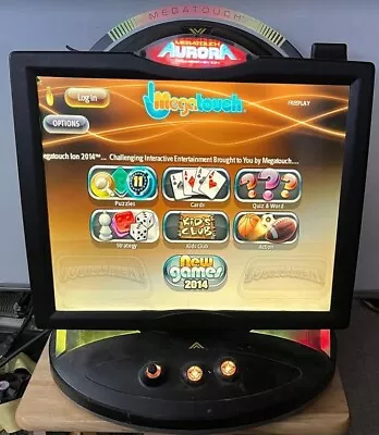 19  LCD MERIT MEGATOUCH 2014 ION AURORA VIDEO ARCADE MULTY GAMES (has 210 Games) • $2399