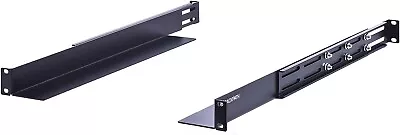 1U 4-Post Server Rack Rail 20.2-32 Inch Adjustable Depth - 110lbs Capacity (Q4) • $24.99