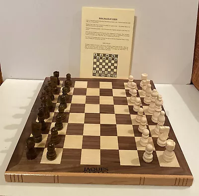 Jaques Of London Wooden Chess Set - Folding Board • £58