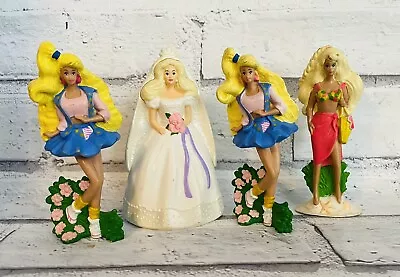 4 X Barbie Mattel / McDONALDS Doll Play Figures Vintage 1991 Wedding Etc • £6