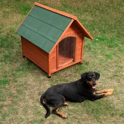 Spike Comfort Wooden Dog Kennel Insulated Outdoor Den Waterproof Pet Puppy Crate • £89.75