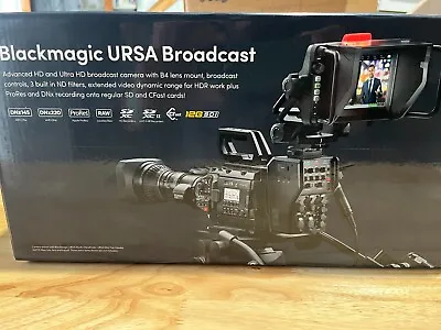 Blackmagic URSA Broadcast G1 W/ URSA Gold Battery Plate • $2299