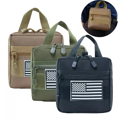 Tactical Molle Admin Pouch Gadget Organizer Holder Waist EDC Packs Utility Pouch • $11.99