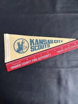 $20 • Buy Vintage Kansas City Scouts Mini Pennant NHL Hockey
