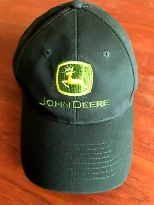 NEW John Deere Dark Green Embroidered Logo Chesterfield Baseball Adult Cap OS • $20.99