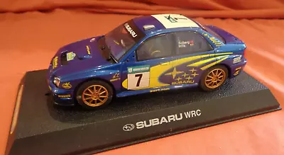 Scalextric 1:32 Car C2587 Subaru Impreza WRC Solberg  7 Lights Boxed • £14.99