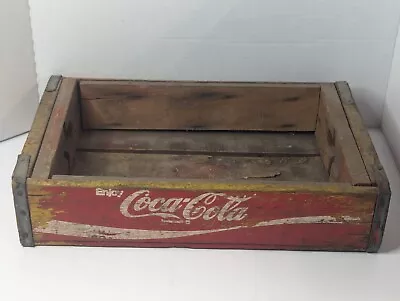 Vintage Coca-Cola 24pk Wooden Crate • $40