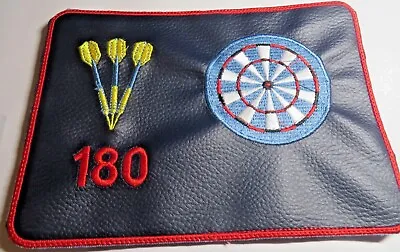 Darts Fan / Man Cave Mug Rug/Coaster Embroidered Can Be Personalised If Require • £7.50