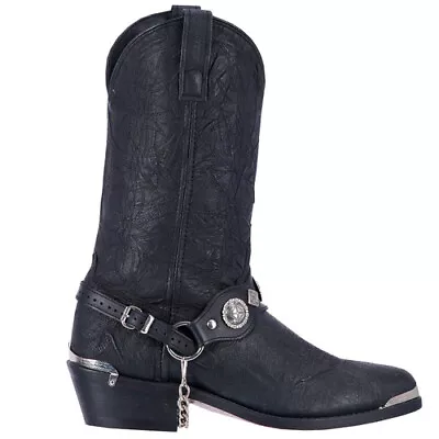 New Mens Dingo DI02175 Suiter Black Leather Harness Boot • $100